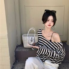 批发180g人棉莫代尔原版面料韩版新款宽松长袖T恤防晒罩衫上衣空调衫