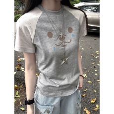 批发【40支奥代尔210克<b class='q'>纯棉</b>】短袖女