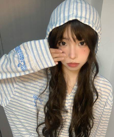 원본 솜씨 프린트 이중층 모자 광저우 라이 경기 서울 원단 후드 자외선 차단 블라우스 여성