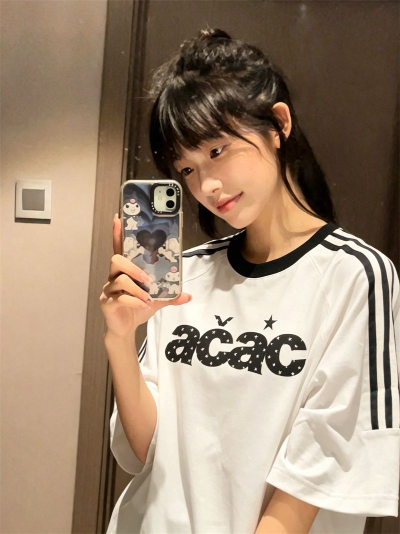 좋은 품질 리본 패치 자수 네리 가게 천 19 지점 220 그램 순면 반팔 티셔츠