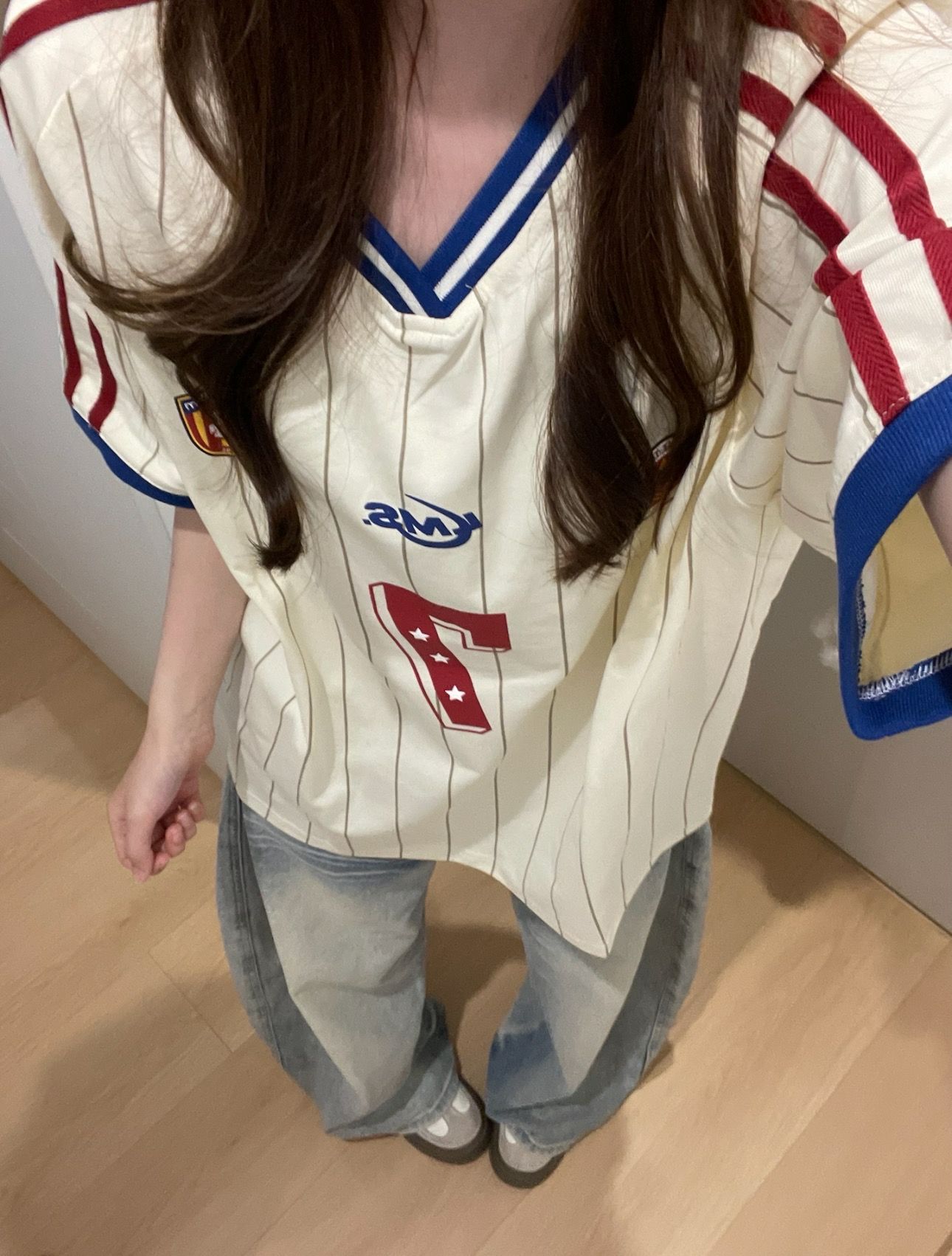 순면 220 그램 반팔 티셔츠 여성