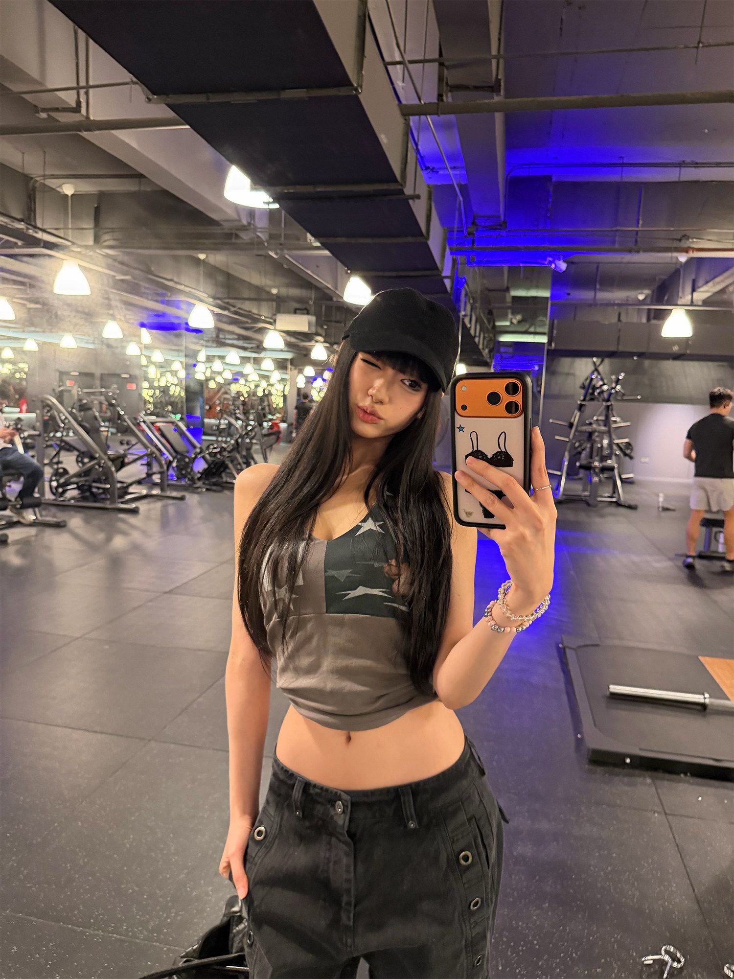 모달 면 프린트 행침 목 조끼 여성 핫걸 여름 몸매 가꾸기 슬림해 보이는 백리스 외출용 맨위