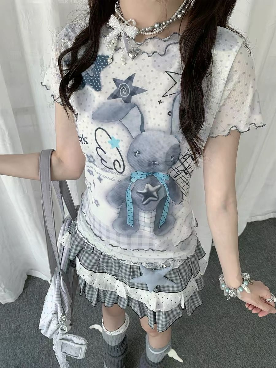 원본 색상 차이 없음 명중 이사회 광저우 망사 원본 원단 이중층 반팔 티셔츠