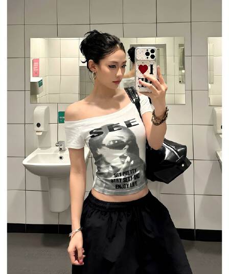 광저우 원단 원본 원단 디지털 직분사 아메리칸 만화 캐릭터 프린트 반팔 여름 디자인 맨위