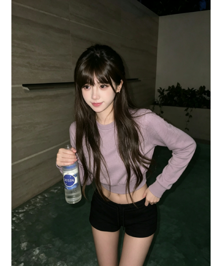 광저우 De 플러시 250그램 1 1 가을 겨울철 새로운 작은 대중 디자인 센스 몸매 가꾸기 슬림해 보이는 맨위