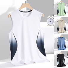 批发【支持退货】高品质男士凉感冰丝背心