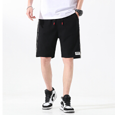 批发【支持退货】高品质男士运动短裤大码 包边M-8XL