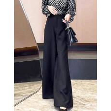 批发2026春秋季新款黑色<b class='q'>西装</b>裤<b class='q'>女</b>时尚百搭气质减龄<b class='q'>女</b>裤垂感高腰阔腿<b class='q'>裤</b>