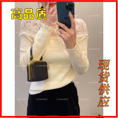 批发老赵服饰 <b class='q'>蕾丝</b><b class='q'>刺绣</b>花朵拼接针织毛衣上衣