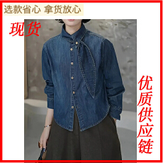 批发韩系翻领单排多扣<b class='q'>衬衫</b>女2025冬季款小众洋气时尚百搭通勤甜美上衣