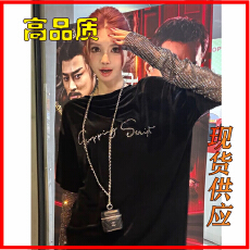 批发婉君反转地球“韩国绒”正反穿”巨闪网钻假两件上衣LWJ26A1T