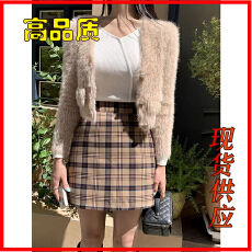 韩国 东大门 秋冬新款 甜美毛毛绒绒针织开衫加厚毛衣外套