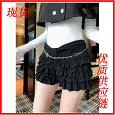 批发Pinksoya粉豆子 芭蕾风蝴蝶结蛋糕半身裙女韩版<b class='q'>百搭</b>a字蓬蓬短裙裤