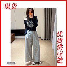 批发豆子推荐8135 春季显瘦印花露肩长袖打底时尚百搭上衣➕裤子