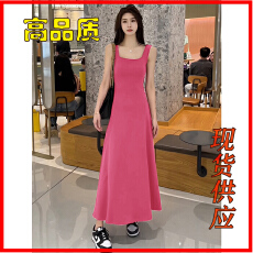 批发alex stevens宽肩带吊带连衣裙女春<b class='q'>秋</b>夏季海边度假收腰长裙子内搭