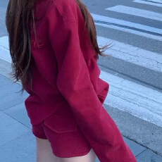 批发刺绣小立领卫衣套装美式白色开衫外套女春秋2026<b class='q'>新款</b>休闲百搭上衣