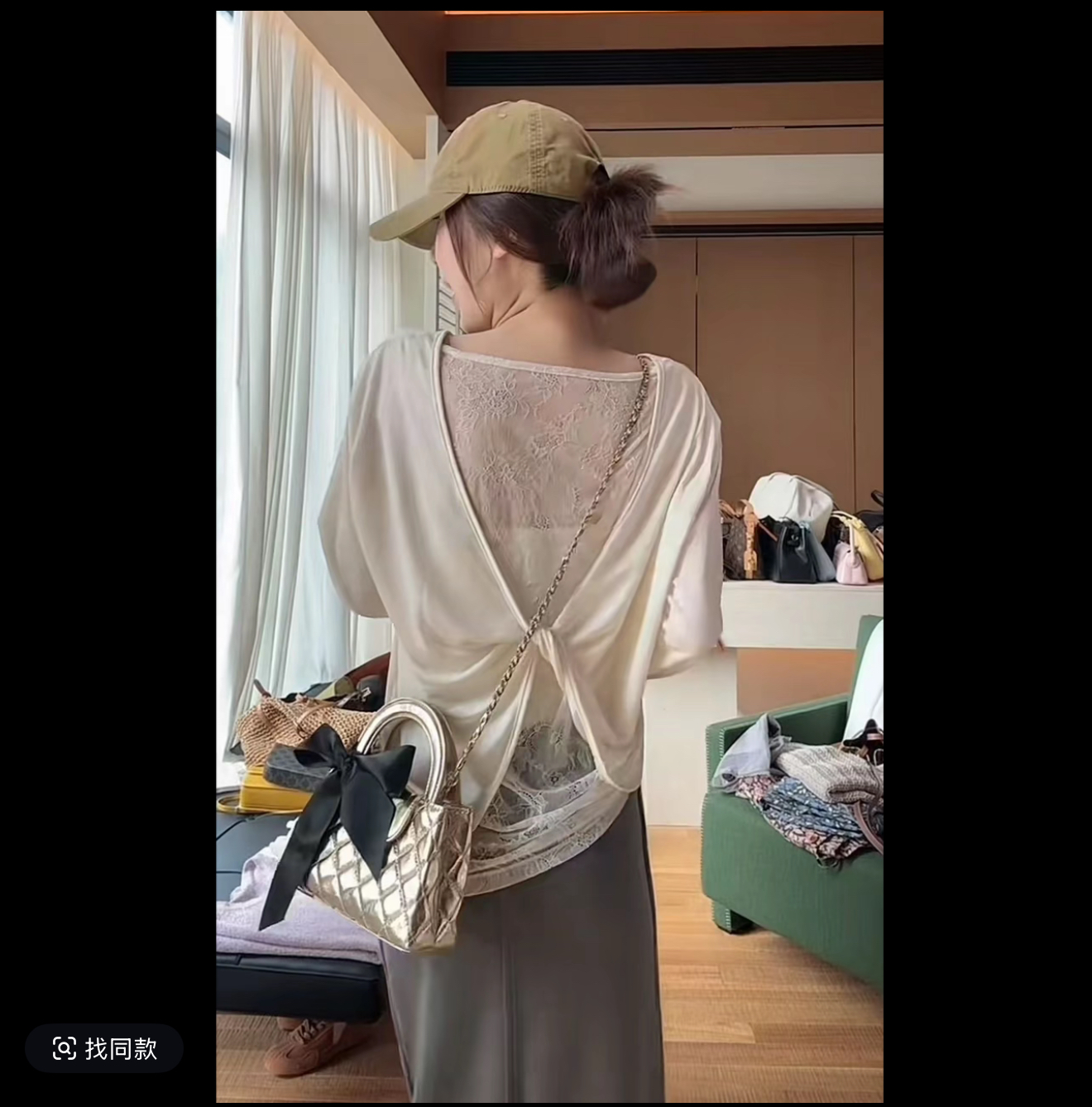한 부서 뒤로 홀로우 아웃 레이스 조각 자외선 차단 의류 패션 긴팔 티셔츠 플러스 반신 치마 세트