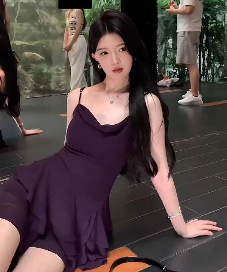 프랑스식 흔들다 칼라 민소매 슬립 여성 드레스 여름 섹시함 핫걸 바람 오프숄더 한 마디 미니 스커트