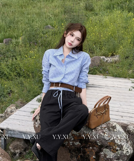 원 유안 무료 조합 출퇴근 품격 슬림해 보이는 다용도 패션 세트 셔츠 바지 tz01