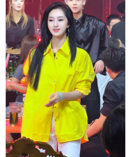 봄 가을 프랑스식 레몬 옐로우 슈퍼 디스플레이 화이트 품격 슬림해 보이는 셔츠 느슨함 센스 고급 센스 아마 셔츠 여성