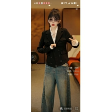 批发秋季高级感双排扣百搭休闲西服外套