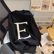 批发（现货）<b class='q'>北极</b><b class='q'>绒</b>【腈纶35%锦纶40%PBT25%】高级感毛衣套头针织衫潮