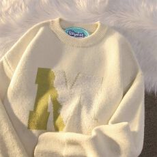 批发（现货）<b class='q'>北极</b><b class='q'>绒</b>【腈纶48%锦纶22%PBT30%】毛衣提花设计感针织外套