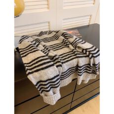 批发（现货）<b class='q'>北极</b><b class='q'>绒</b>【腈纶35%锦纶40%PBT25%】条纹针织衫毛衣显瘦上衣