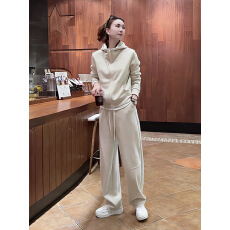 批发原版做法，原版面料休闲<b class='q'>运动</b>服套装<b class='q'>女</b>秋冬季连帽卫衣<b class='q'>长裤</b>两件套