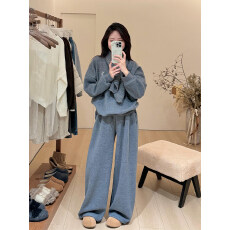 批发<b class='q'>休闲</b>运动套装女冬季披肩加绒卫衣长裤三件套