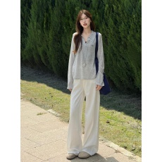 批发5014上衣+211长<b class='q'>裤</b>#休闲运动服套<b class='q'>装</b>女夏季宽松防晒上衣长<b class='q'>裤</b>两件套