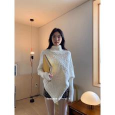 批发设计感不规则高领麻花蝙蝠袖针织衫<b class='q'>长袖</b>毛衣秋冬