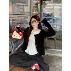 批发奶黄色针织开衫<b class='q'>外套</b><b class='q'>女</b>2026<b class='q'>新款</b>麻花毛衣韩系初秋穿搭上衣