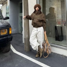 批发仔裤<b class='q'>女</b>宽松<b class='q'>韩版</b>阔腿裤<b class='q'>202</b>5年新款裤子高腰直筒裤宽松春秋