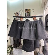 批发糯米复合超柔<b class='q'>大码</b>300斤两粒扣设计保暖<b class='q'>短裤</b>女冬加绒加厚休闲热裤