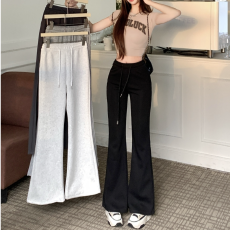 批发秋冬热销修身微喇叭裤棉质舒适显瘦卫裤梨型微喇裤大码<b class='q'>胖</b>mm<b class='q'>休闲裤</b>