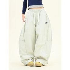 批发美式复古美拉德棕色弯刀<b class='q'>休闲裤</b><b class='q'>男</b>女春秋潮牌宽松工装直筒阔腿裤子