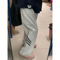 批发【华棉复合】美式高街抽绳束脚裤子女秋季新款拼接<b class='q'>休闲</b>运动卫裤