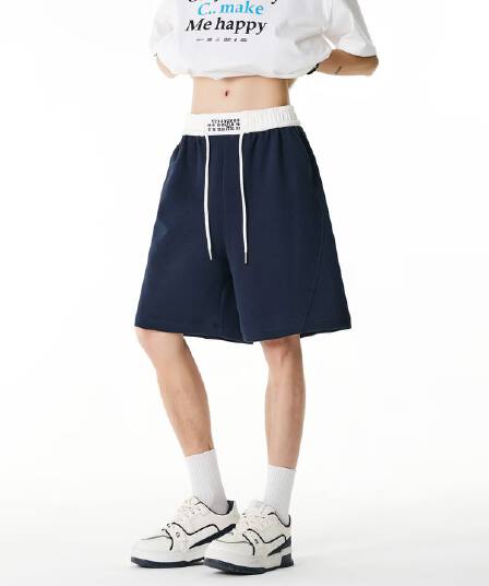 운동 반바지 남자 여름 외출용 루즈핏 조수 브랜드 아메리칸 무거운 캐주얼 농구 5 점 바지