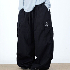 批发工装裤美式复古ins<b class='q'>夏</b>季宽松轻薄运动休闲长裤拖地潮