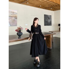 批发实拍大码女装2025秋季新款法式甜美修身<b class='q'>高档</b><b class='q'>连衣裙</b>