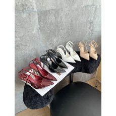 春季新款后空尖头百搭女高跟鞋