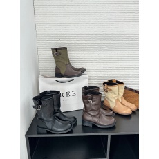 批发秋冬季新款撞色<b class='q'>简约</b>百搭马丁靴女短靴