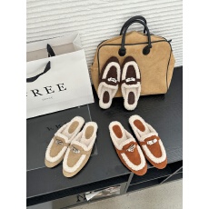 批发秋<b class='q'>冬</b>新款百拖真皮女毛毛半拖
