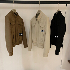 批发美式麂皮正肩外套女高级感休闲显瘦机车短款上衣