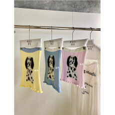 批发甜美纯欲风斑点小狗抹胸背心弹力修身内搭显瘦<b class='q'>上衣</b>