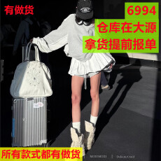 批发今年春季新款简约灰色斜肩无帽<b class='q'>卫衣</b>女宽松百搭慵懒<b class='q'>长袖</b>拼接上衣潮