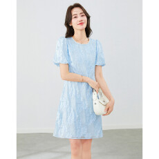 批发重工<b class='q'>连衣裙</b>26夏季新款时尚名媛风钉珠<b class='q'>提花</b>小香风<b class='q'>连衣裙</b>