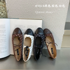 批发平底单鞋女2026新款<b class='q'>夏</b>季绝美网面波点圆头浅口晚晚鞋