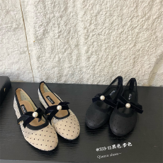 批发法式圆头单鞋女2026<b class='q'>夏</b>新款时尚气质复古软底内增高玛丽珍鞋女